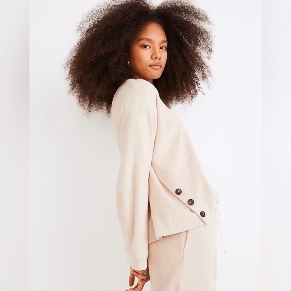 Cozy Beige Fleece Matching Set | Madewell